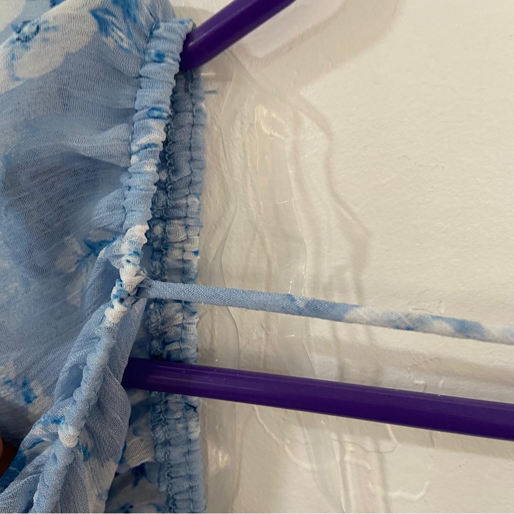 Altar’d State Blue Ruffle Dress - Picture 3 of 7